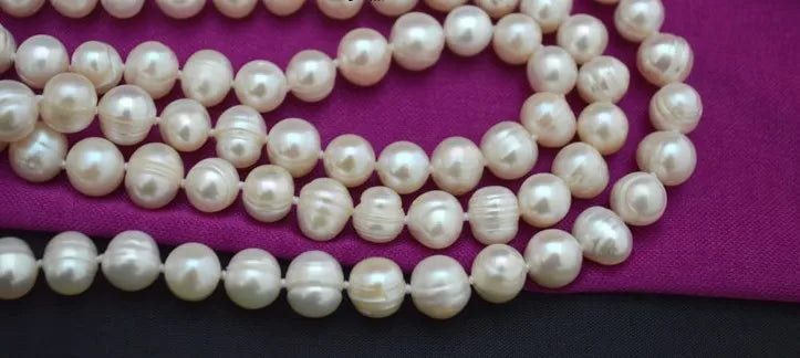 Real Pearls, Long Sweater Jewelry Winter/Spring/Summer/Autumn Pearl