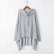 Fashion Trends New European and N Pure Color Long Hoodie