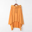 Fashion Trends New European and N Pure Color Long Hoodie