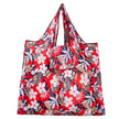 Big Size Thick Nylon Large Tote ECO Reusable floral pattern shopping bag for casual use.
