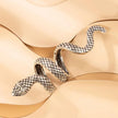 HNSP Vintage Long Snake Ring Set For Women Gothic Black Gold Silver Color Adjustable Finger Jewelry Accessories Female Gift