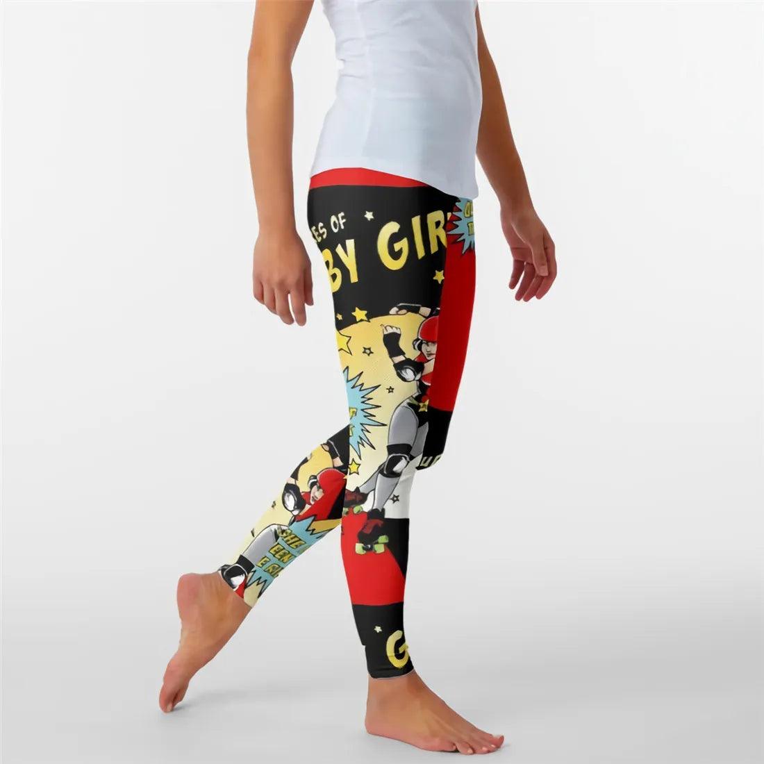 God Horse Skull Digital Printed Legging Womens - Lady Vals Vanity