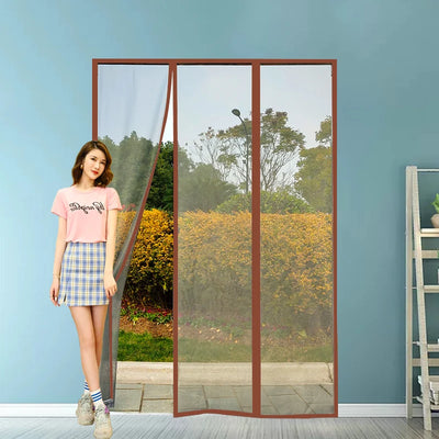 Strong Magnetic Door Curtain,Anti-mosquito And Insect-Proof Automatic Closing Invisible Gauze ,Large-Size Custom Door Curtain, - IM PERKY Boutique