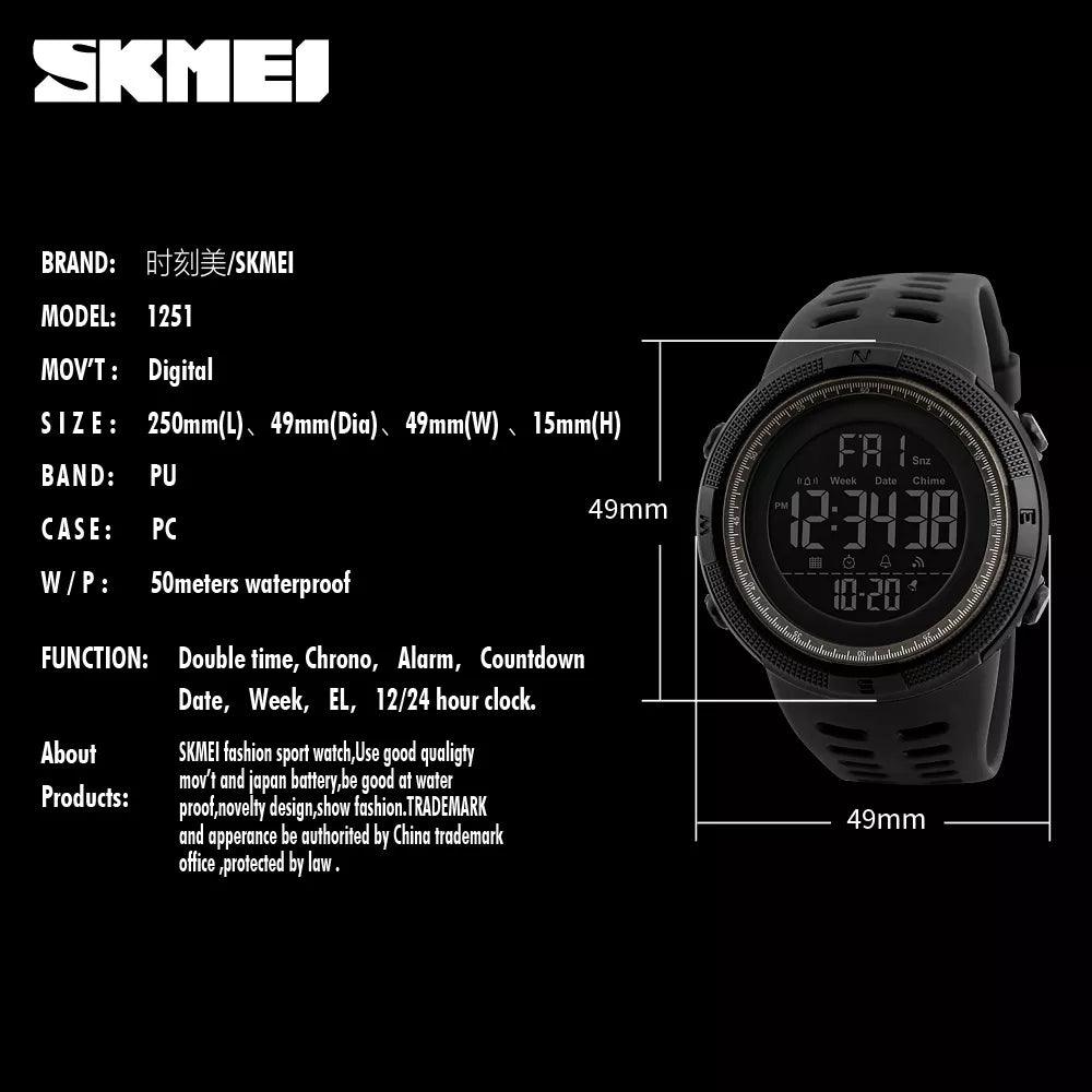 SKMEI Men's Sports Chrono - IM PERKY Boutique