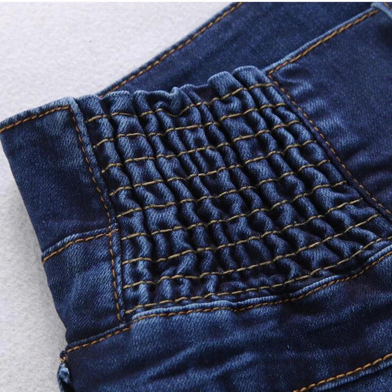 2022 Jeans Womens High Waist Elastic Skinny Denim Long Pencil Pants Size 40 Woman Jeans Camisa Feminina Lady Fat Trousers - Lady Vals Vanity