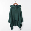 Fashion Trends New European and N Pure Color Long Hoodie