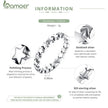 BAMOER HOT SALE Genuine Silver 925 Star Ring