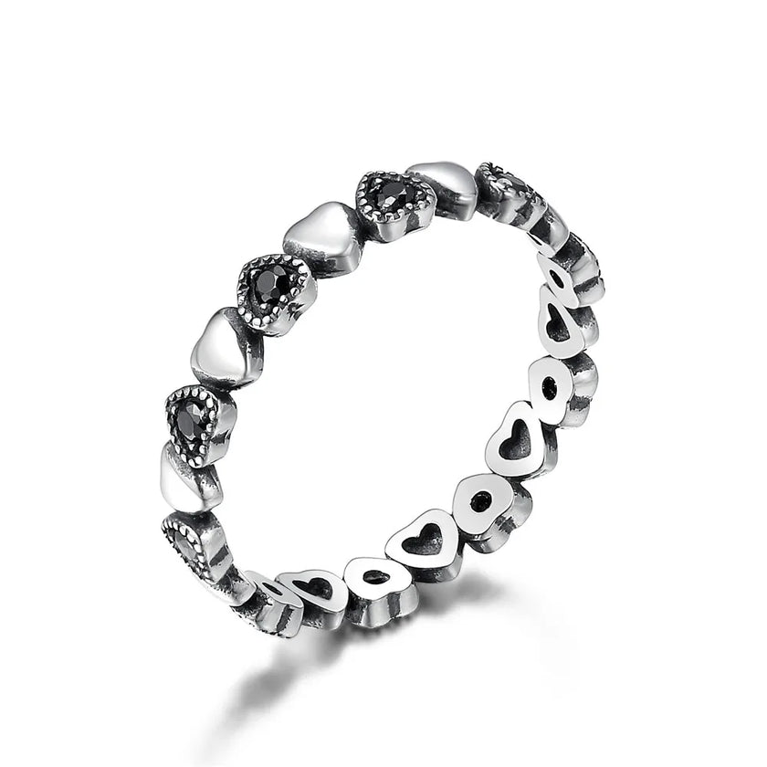 BAMOER HOT SALE Genuine Silver 925 Star Ring