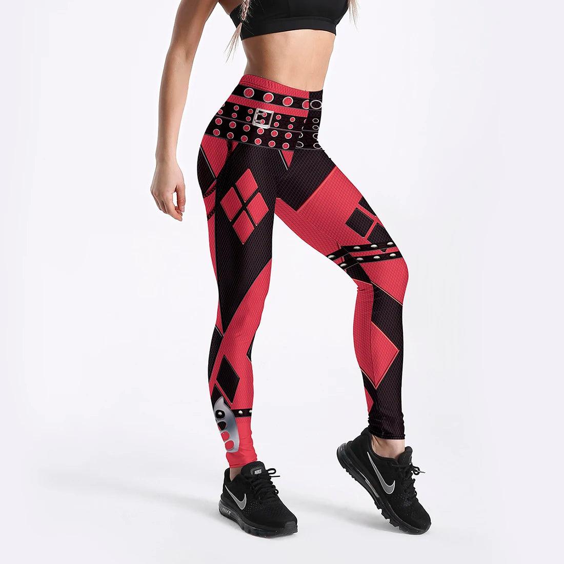 God Horse Skull Digital Printed Legging Womens - Lady Vals Vanity