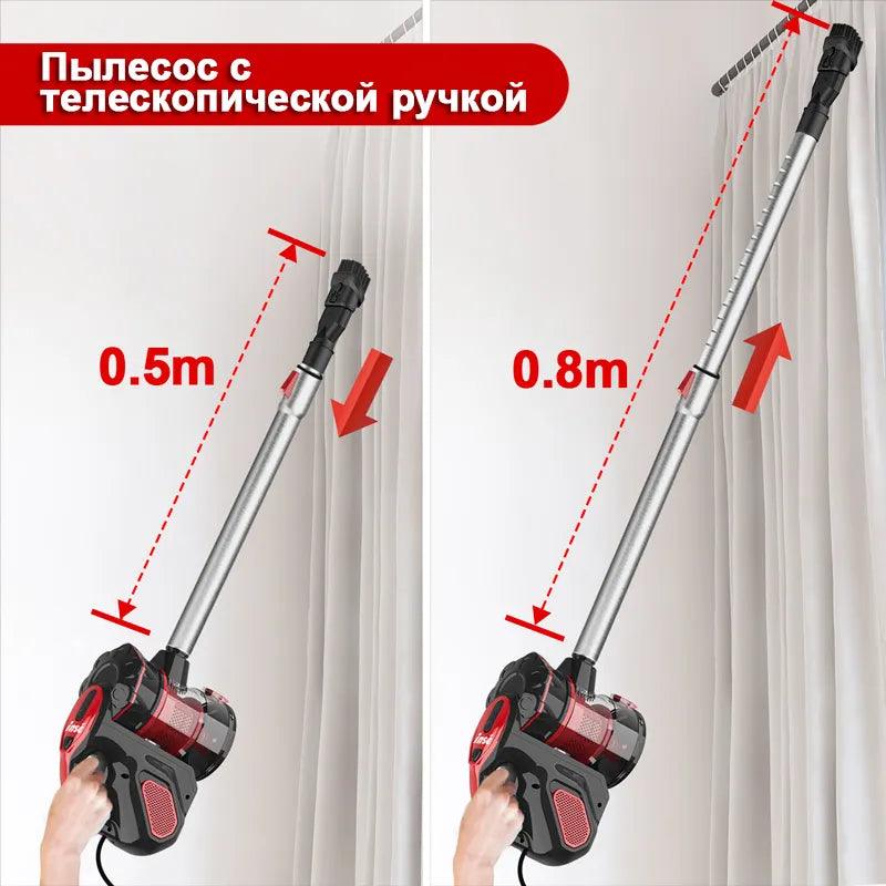 INSE I5 Corded vacuum cleaners 18Kpa Powerful Suction 600W Motor 4 in 1 stick Handheld vaccum cleaner for Home Pet Hair Carpet - IM PERKY Boutique