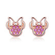 BAMOER Red Silver Earrings - IM PERKY Boutique