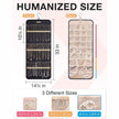 Hanging Jewelry Storage Bag Double-Sided Foldableable