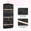Hanging Jewelry Storage Bag Double-Sided Foldableable