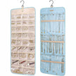 Hanging Jewelry Storage Bag Double-Sided Foldableable