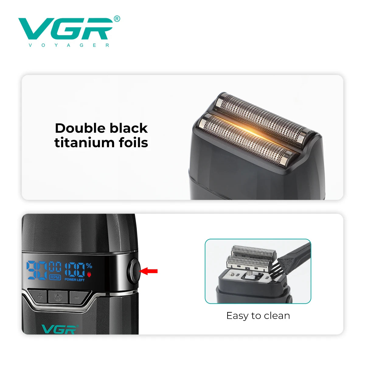 VGR Hair Clipper Professional Hair V-003 V-906 V-308