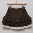 Y2k Cute Ruffled Plaid Skirt Punk Rock Subculture