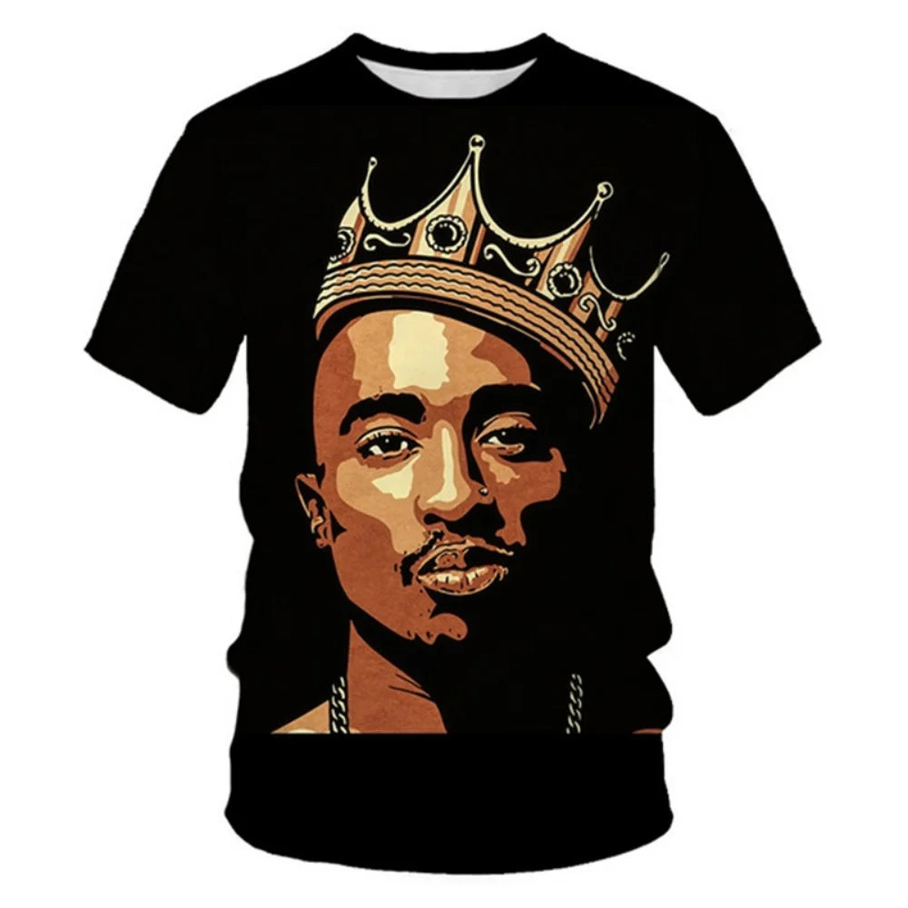 New T-Shirt Harajuku Men T-Shirt Fashion 2pac