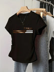 Summer Women's Women PARIS Italy Print T Shirt