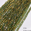 4x7mm 50pcs/lot Briolette Oval Glass Beads Plating Gold Color Crystal