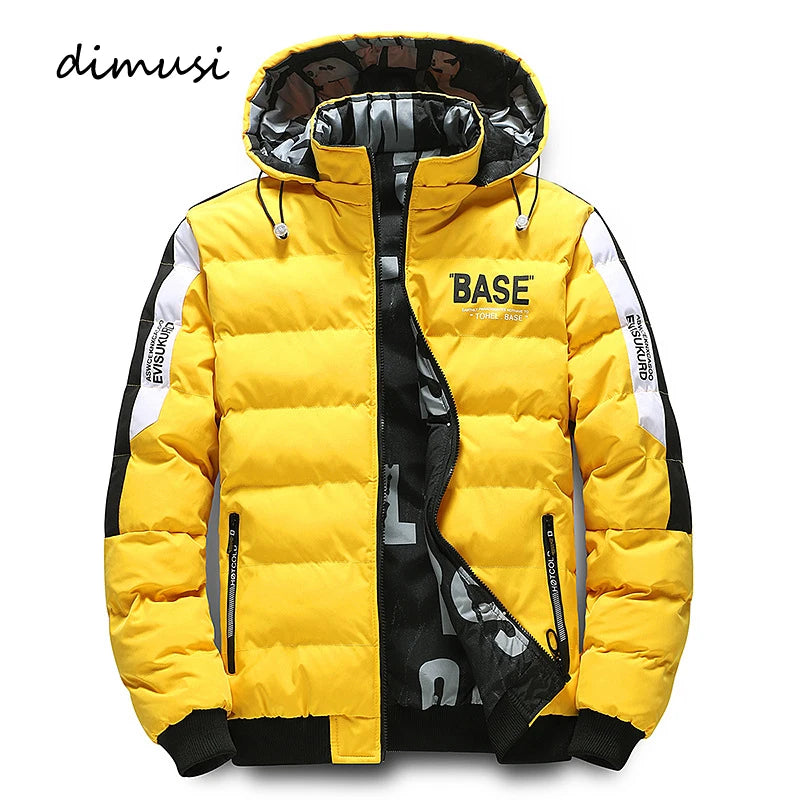 DIMUSI Winter Men Padding Jacket Fashion