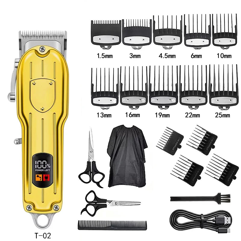 Hair Clippers Professional Barber Clippers and Trimmers Set