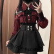 Y2k Aesthetic Lolita Style Bow Dress Shorts Set
