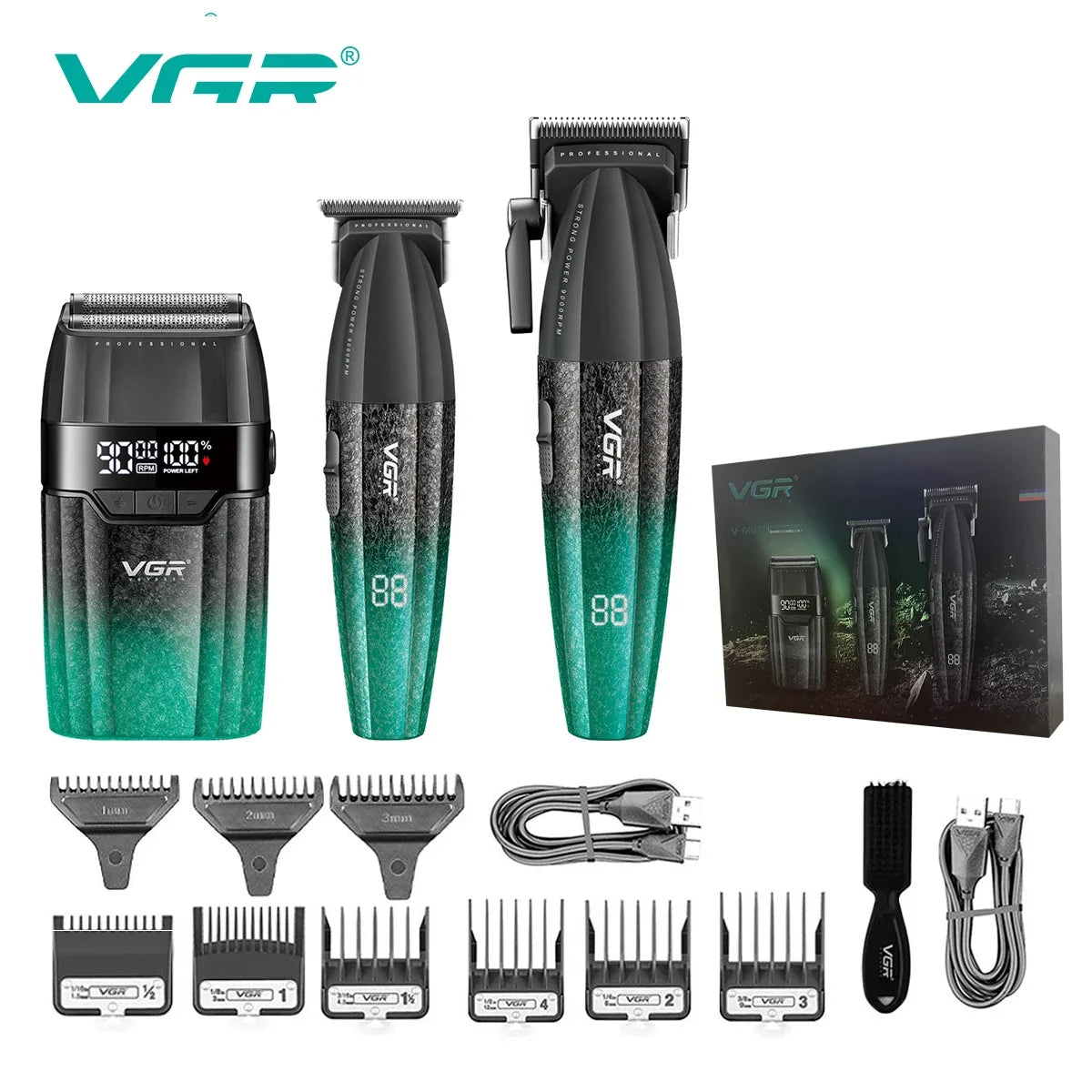 VGR Hair Clipper Professional Hair V-003 V-906 V-308