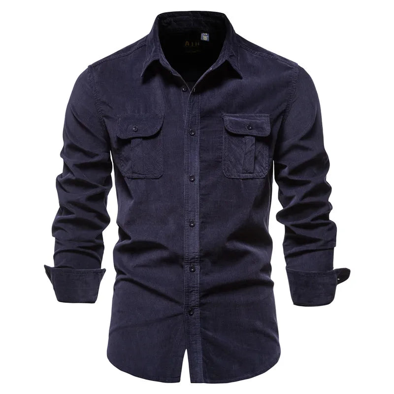 2021 New Single Breasted 100% Cotton Men's