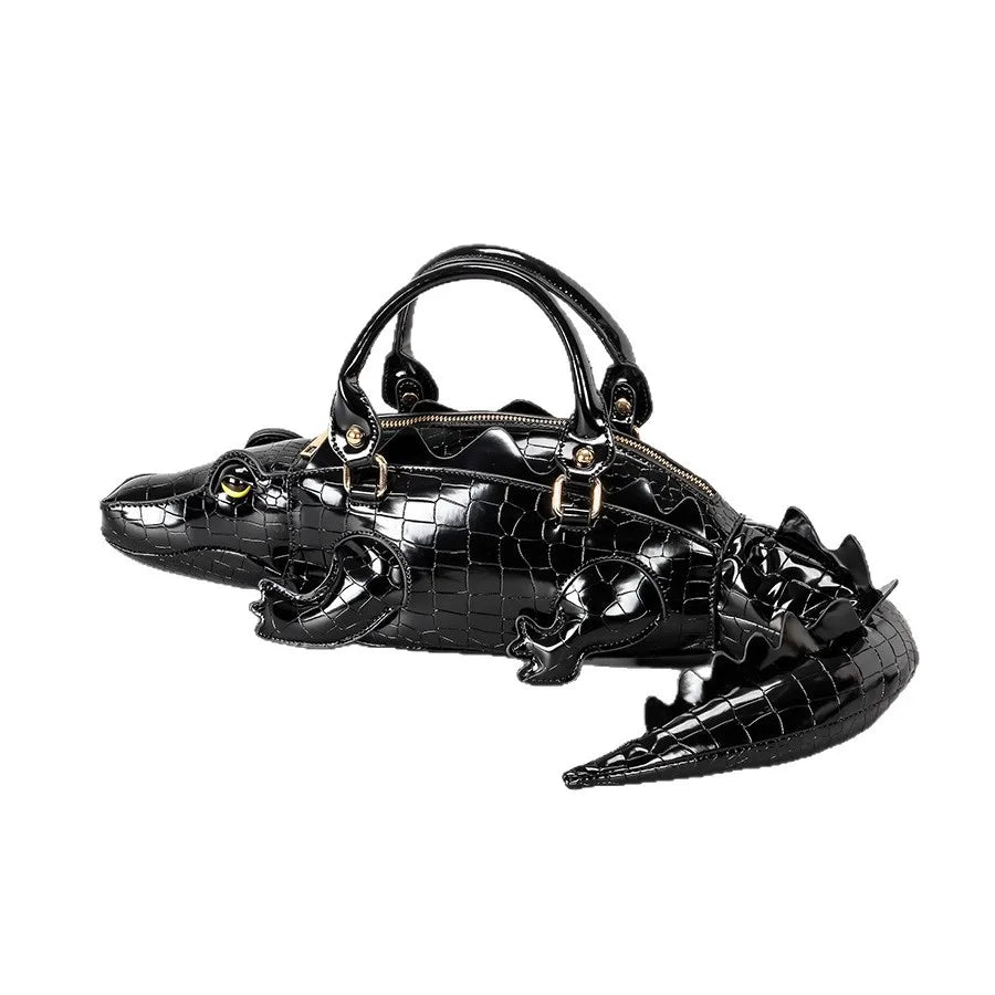 New Trendy Crocodile Shape Handbag