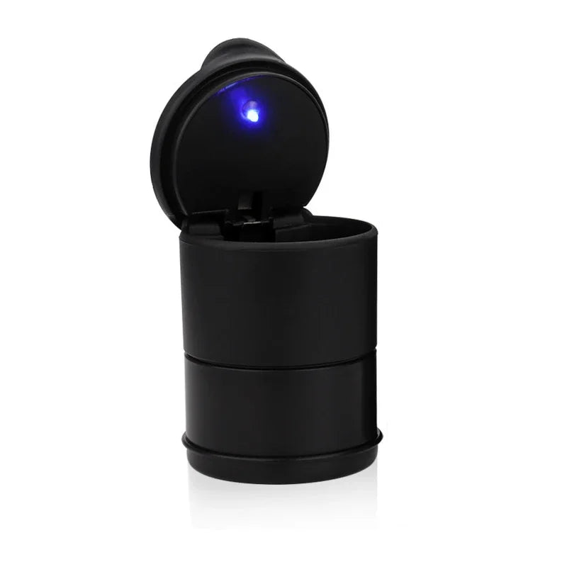 Portable Car LED Ashtray Cigarette Ash Holders Cup Interior 7x7x11cm