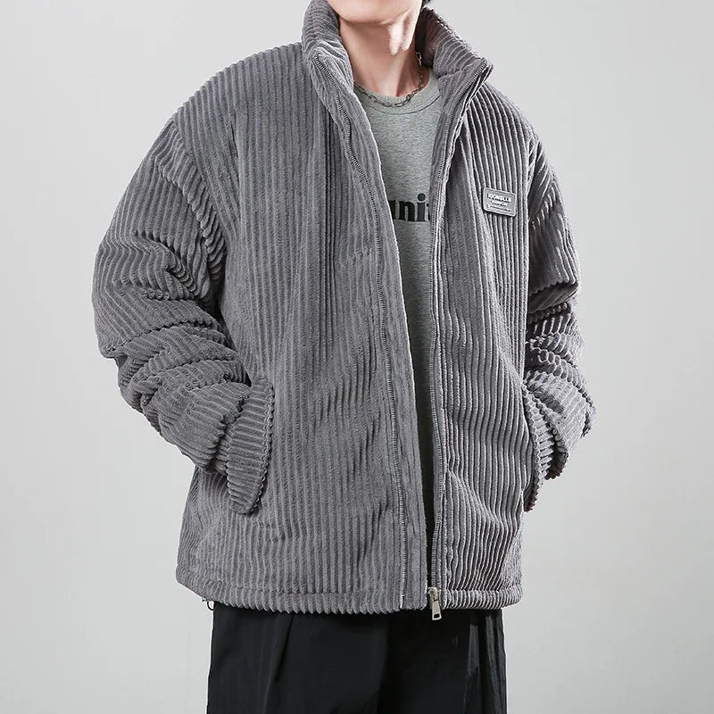 Corduroy Men's Parkas High-end Design