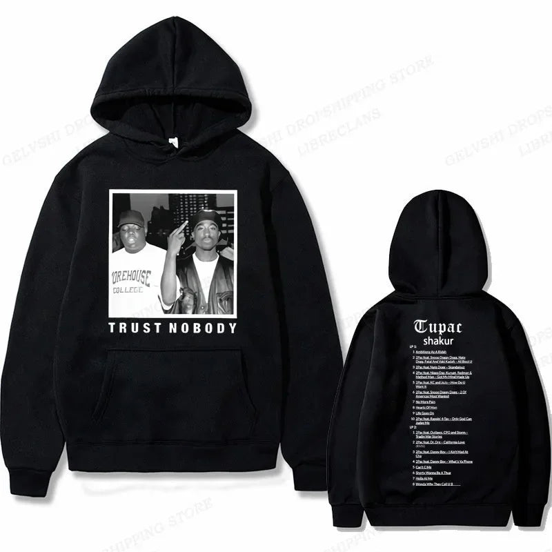 Tupac 2pac Graphic Hoodie Men Fashion