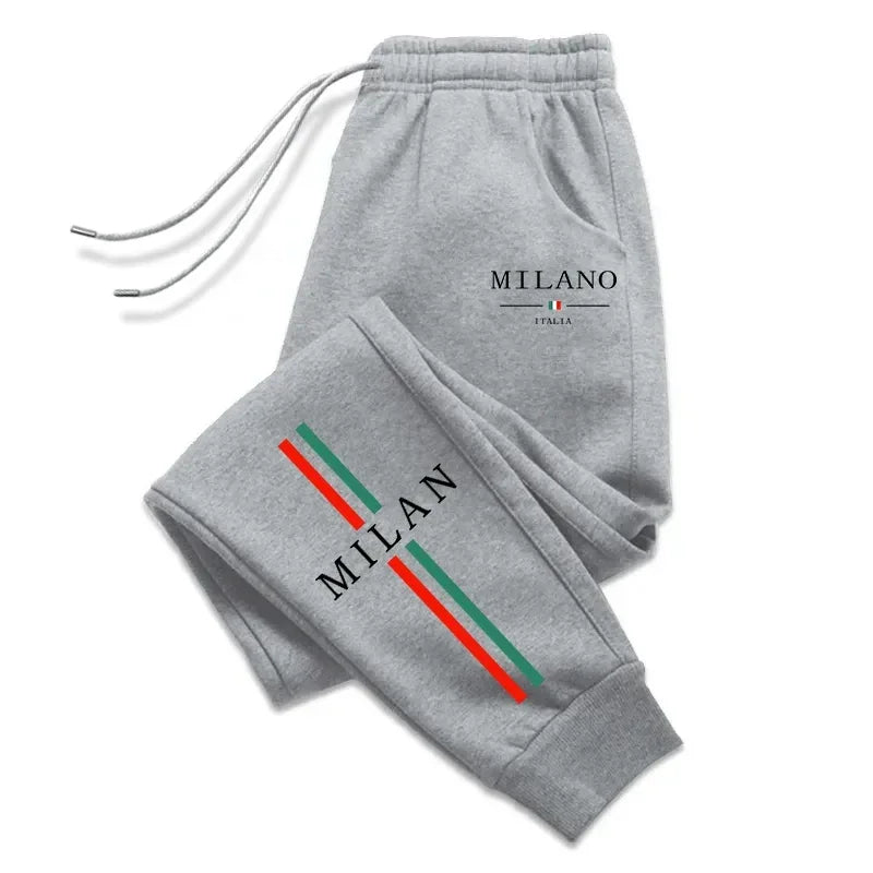 2025 Hot Sale Milan City Printed Jogger Pants Men Women