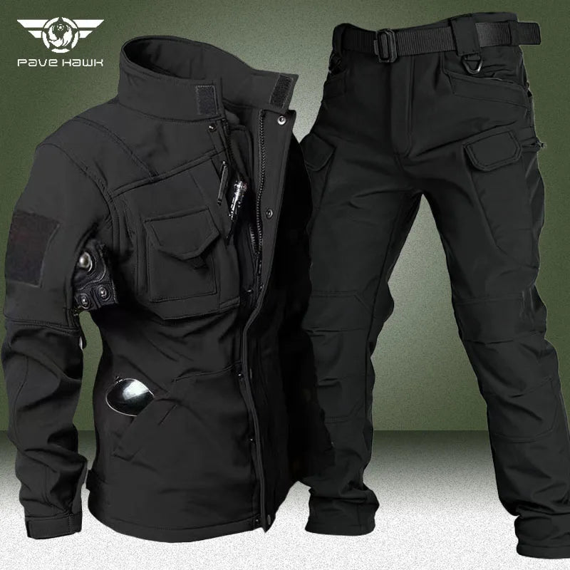 Military Shark Skin Soft Shell Multi-pocket