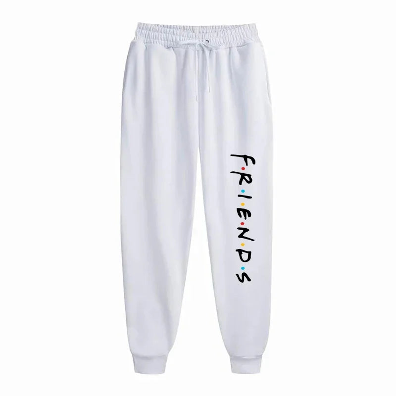 Womens Casual Loose Friends Letter