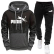 Hooded Sweatshirt and Sweatpants Outdoor Sports Jogger