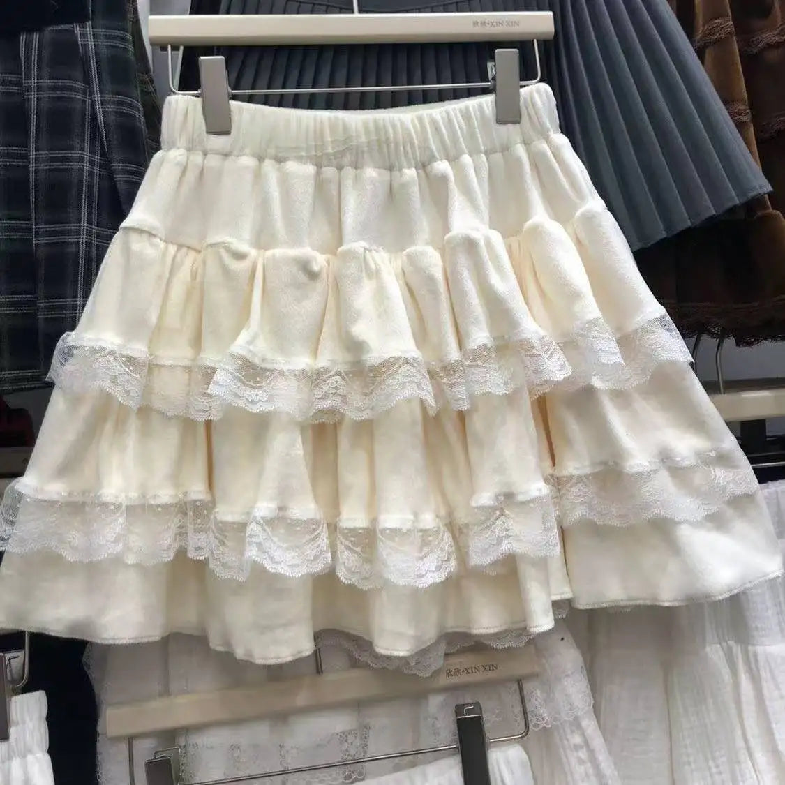 Y2k Cute Ruffled Plaid Skirt Punk Rock Subculture