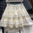 Y2k Cute Ruffled Plaid Skirt Punk Rock Subculture