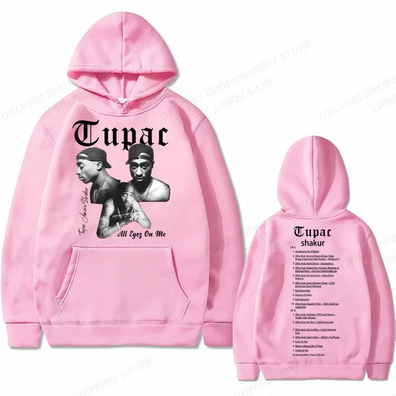 Tupac 2pac Graphic Hoodie Men Fashion