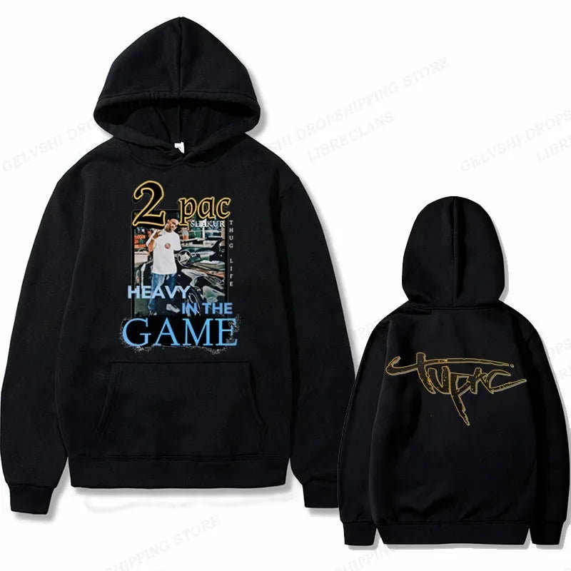 Tupac 2pac Graphic Hoodie Men Fashion