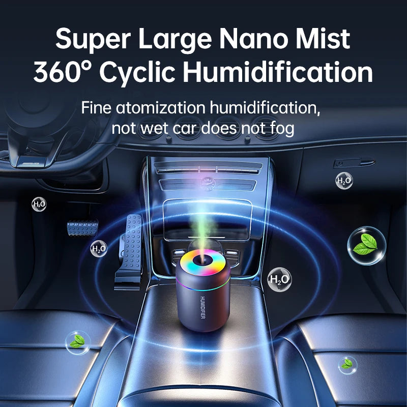 180ML Mini Air Humidifier USB Electric Aroma Diffuser Essential Oil Purifier