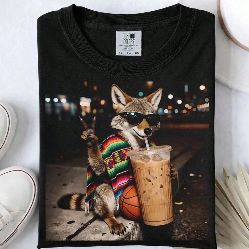 Plus Size- Single-sided Printed Round Neck Short-sleeve