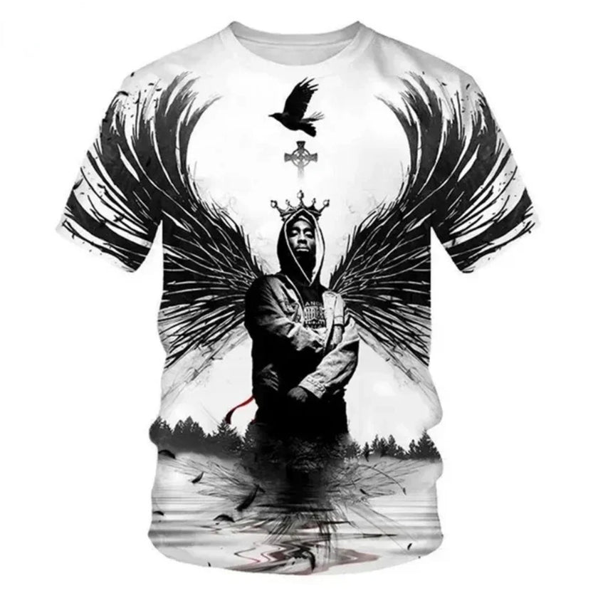 New T-Shirt Harajuku Men T-Shirt Fashion 2pac