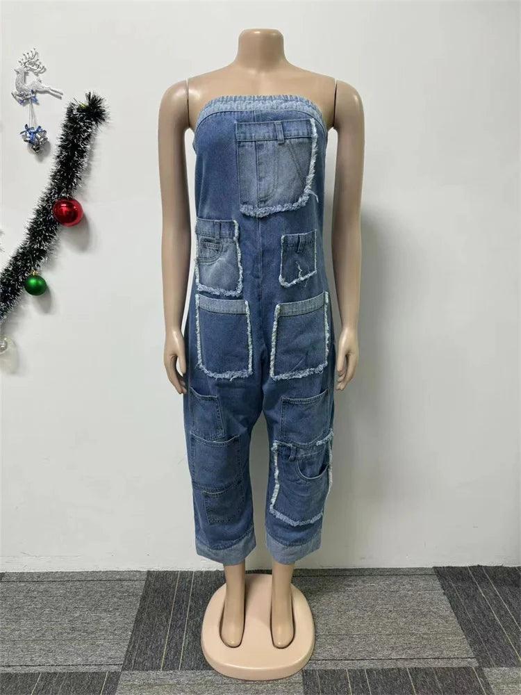 Wmstar Women's Jumpsuits One Piece Outfits Solid Casual Off Shoulder Summer Sexy Playsuits Overalls Wholesale Dropshipping 2024