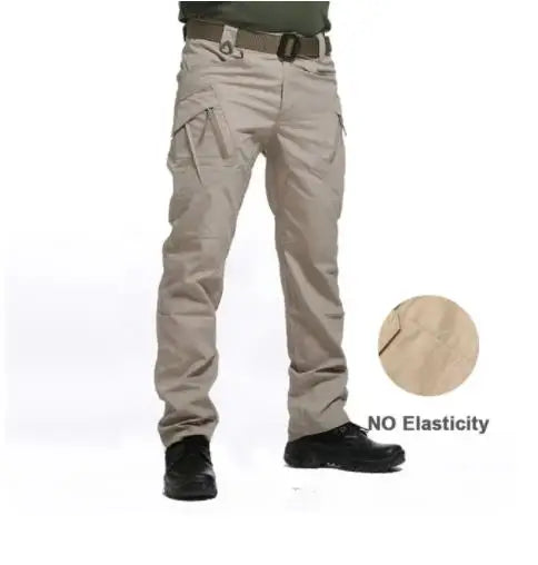 Wear Resistant Work Pant Man Multi-pocket Straight Cargo