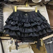 Y2k Cute Ruffled Plaid Skirt Punk Rock Subculture