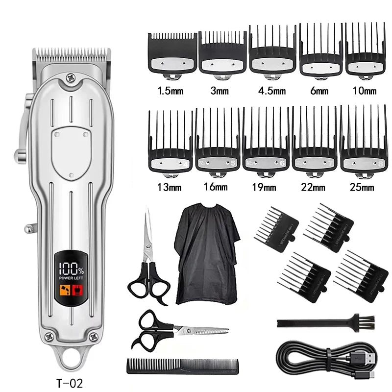Hair Clippers Professional Barber Clippers and Trimmers Set