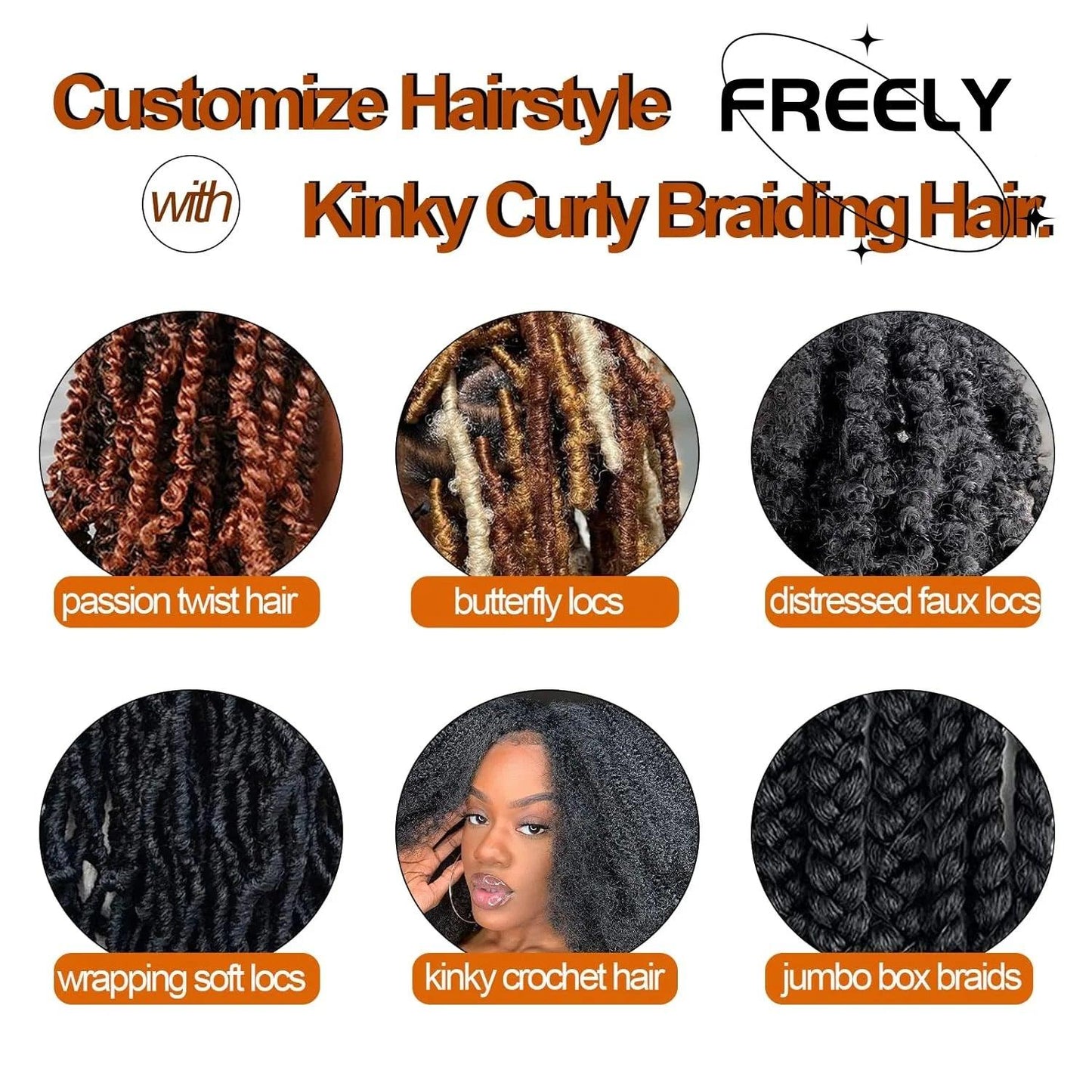 Pre Separated Springy Afro Twist Hair Ombre Blonde Brown 18 Inch Afro Kinky Marley Twist Braiding Hair Synthetic Crochet Hair - IM PERKY Boutique