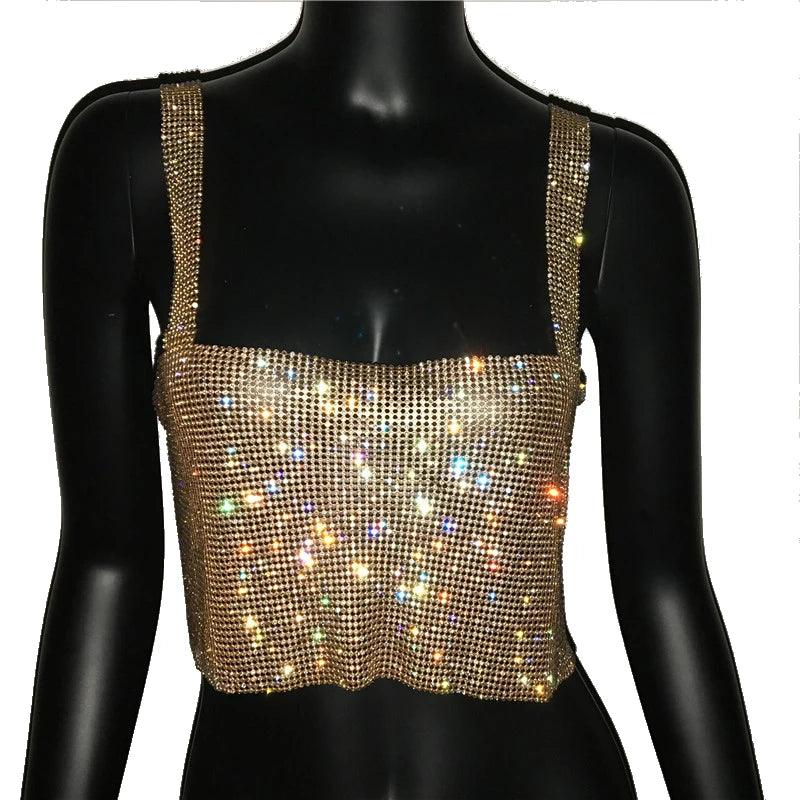 Rhinestone Party Top 2023 - IM PERKY Boutique