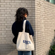 Casual Large Capacity Shoulder Bags Shopper Canvas